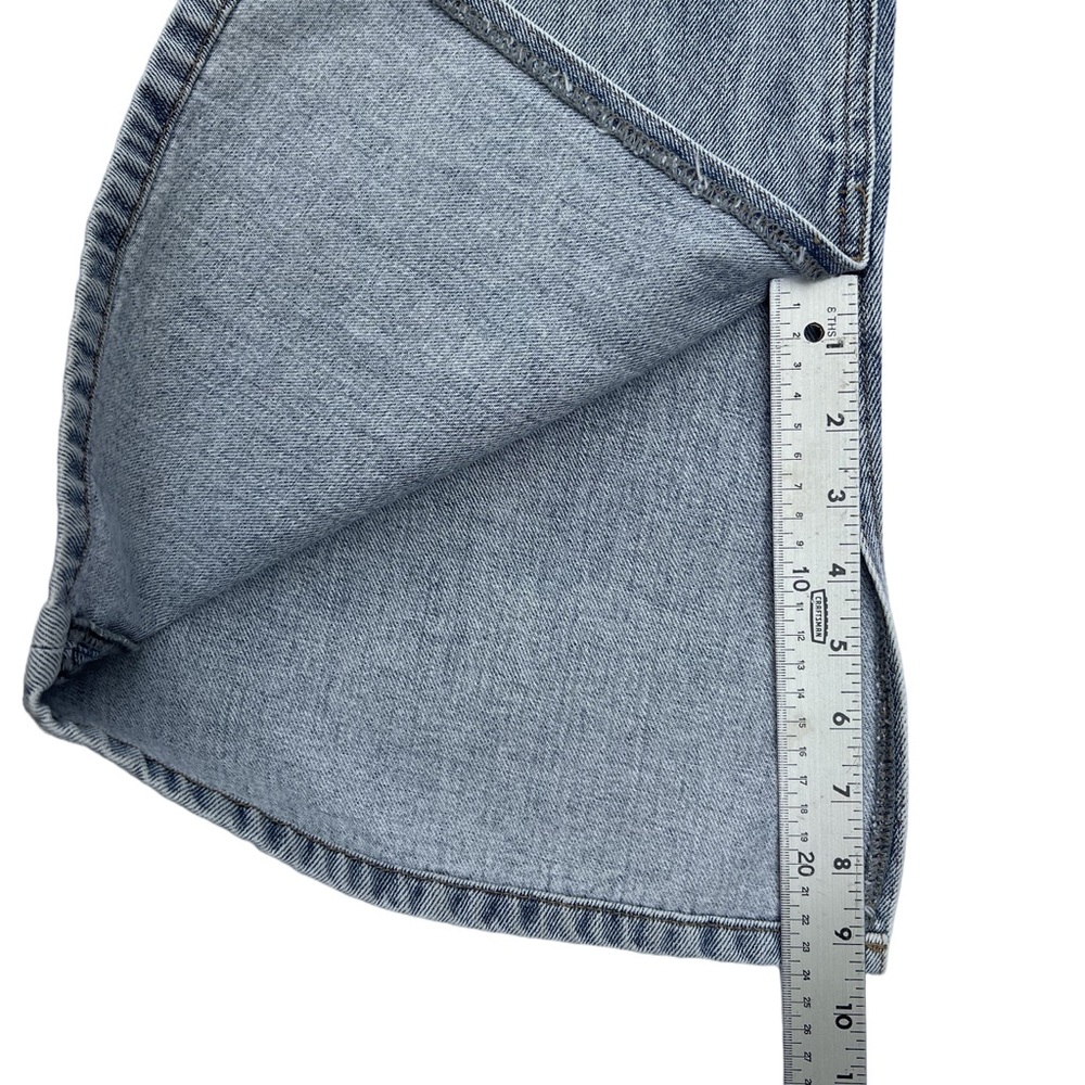 Rock & Roll Cowgirl Distressed Blue Flare Jeans Size 27 - Picture 6 of 11